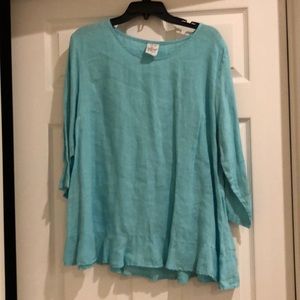 Match Point Linen Top